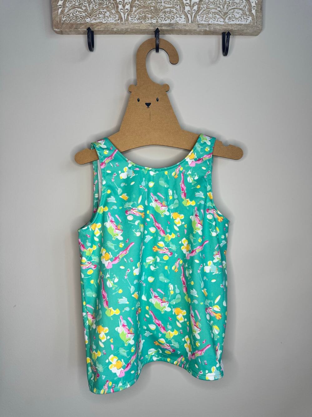 Sweet Honey Paint Splash Athletic Top sz 8